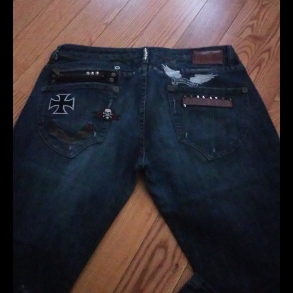 WOMENS ROBIN JEANS SIZE 32 MEDIUM DARK BLUE - Picture 2 of 8